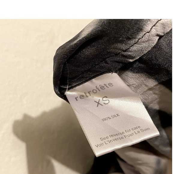 Retrofete Silk  Auris Dress Tie-Dye  Size XS - Picture 8 of 8